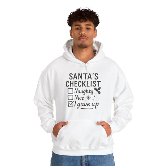 Santa's Checklist Hoodie