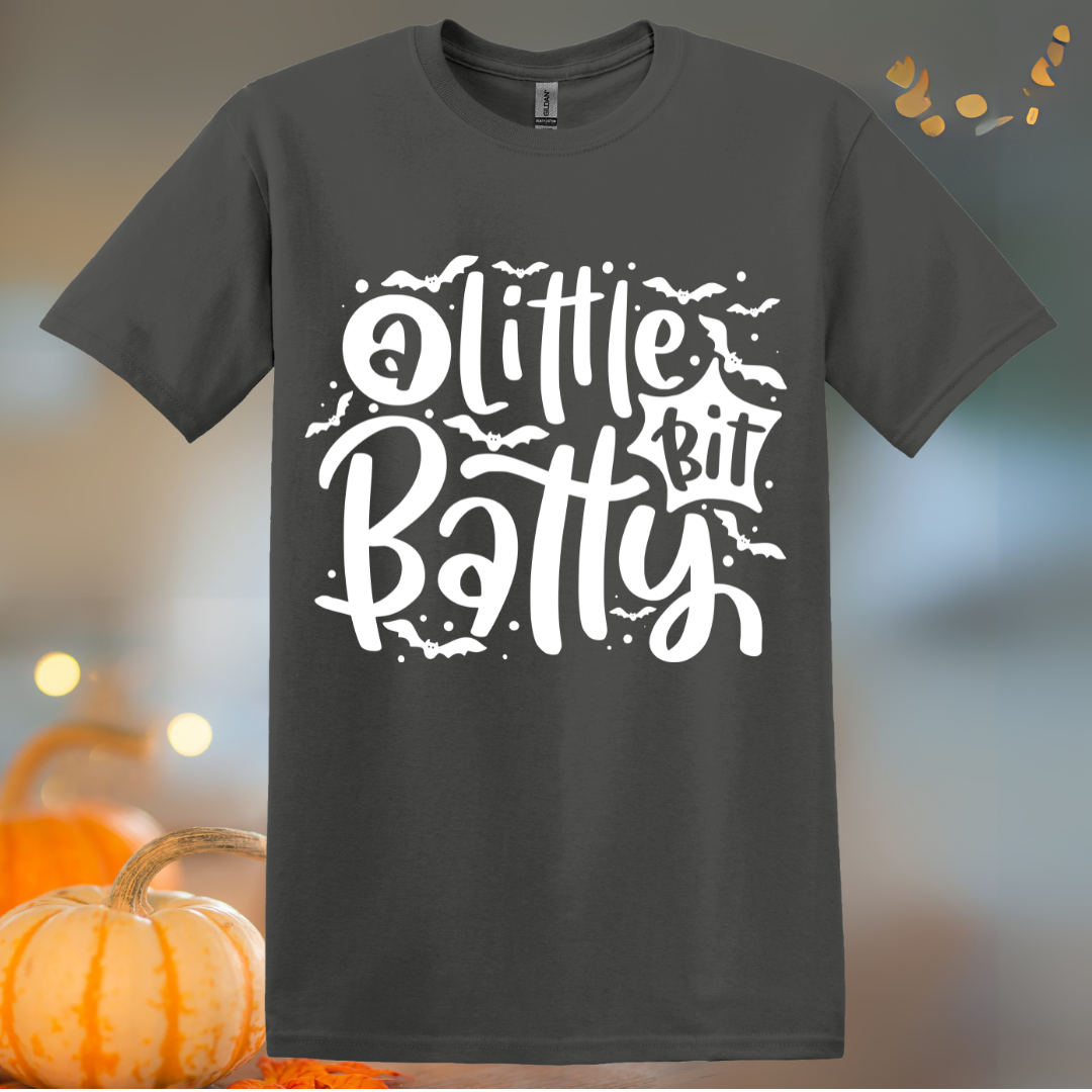 Little Bit Batty Halloween T-Shirt