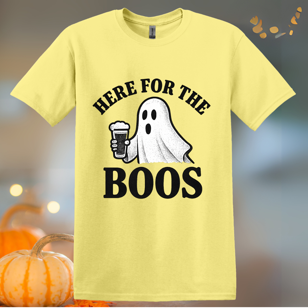Here for the Boos Beer Halloween T-Shirt