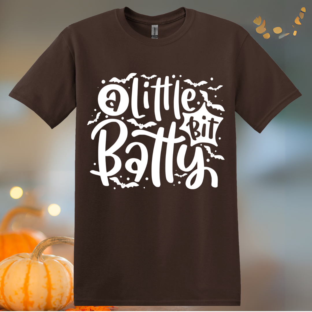 Little Bit Batty Halloween T-Shirt