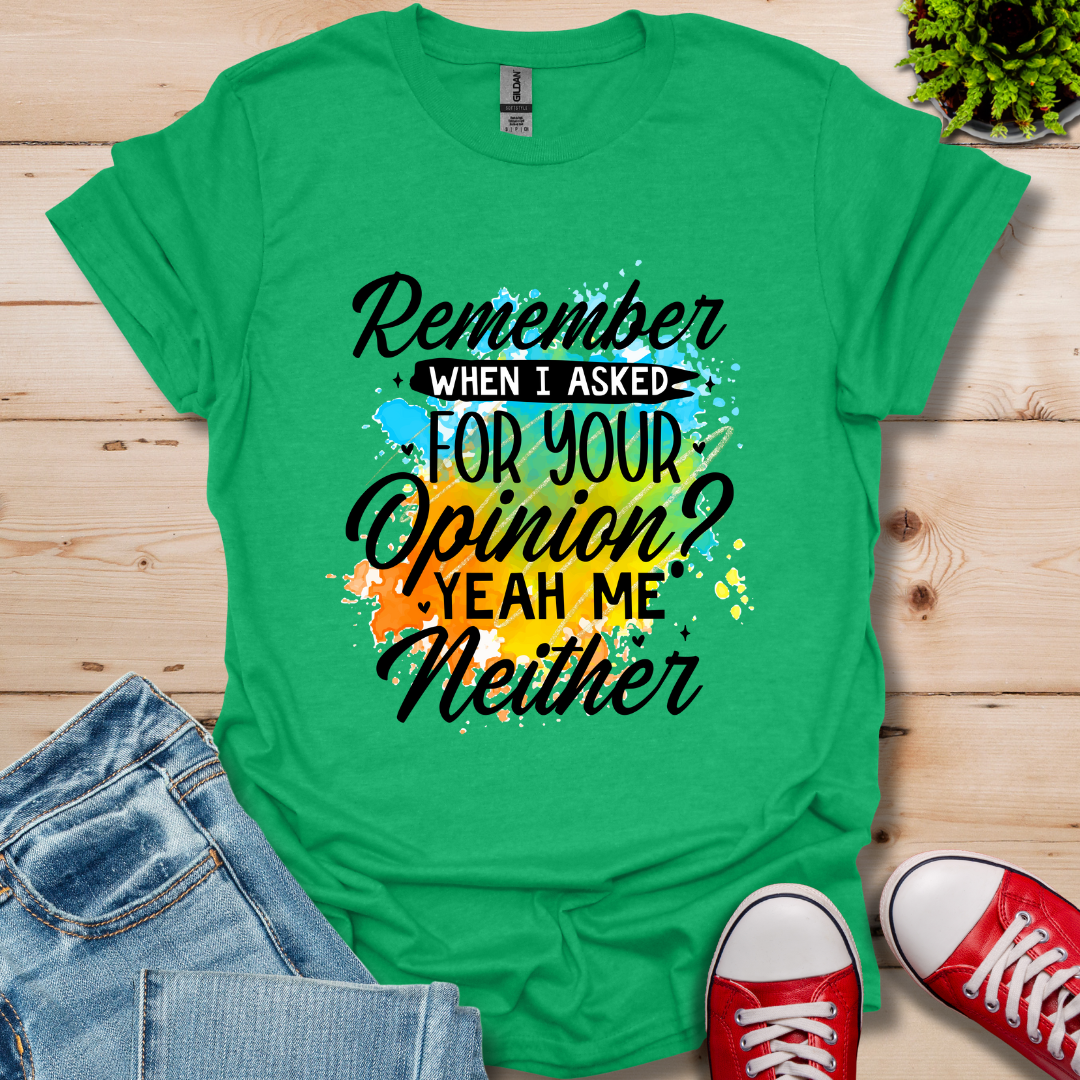 Remember When T-Shirt
