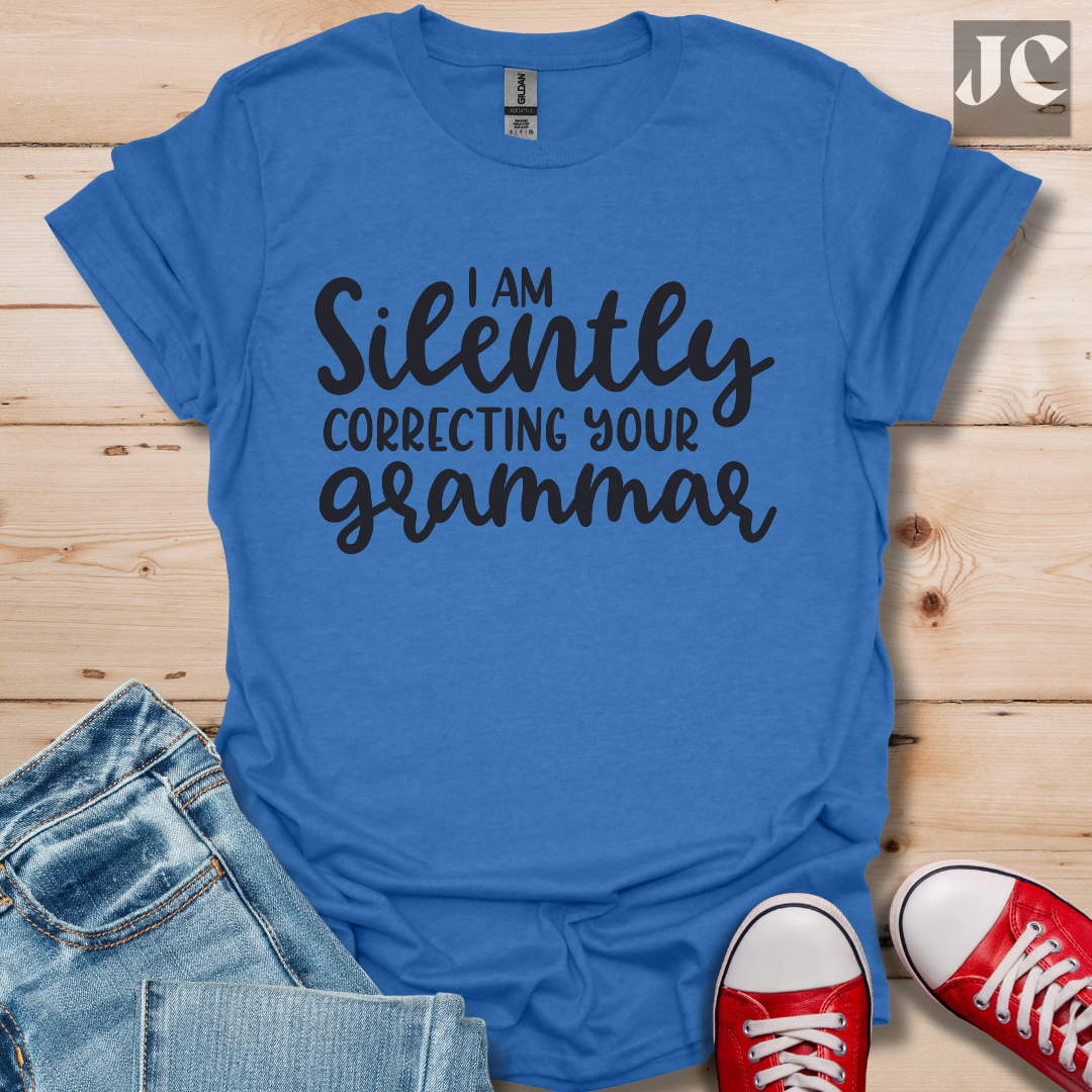 Silently Correcting your Grammar T-Shirt