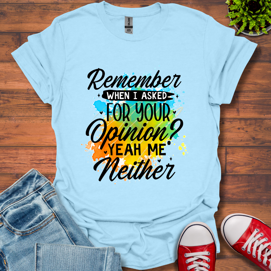 Remember When T-Shirt