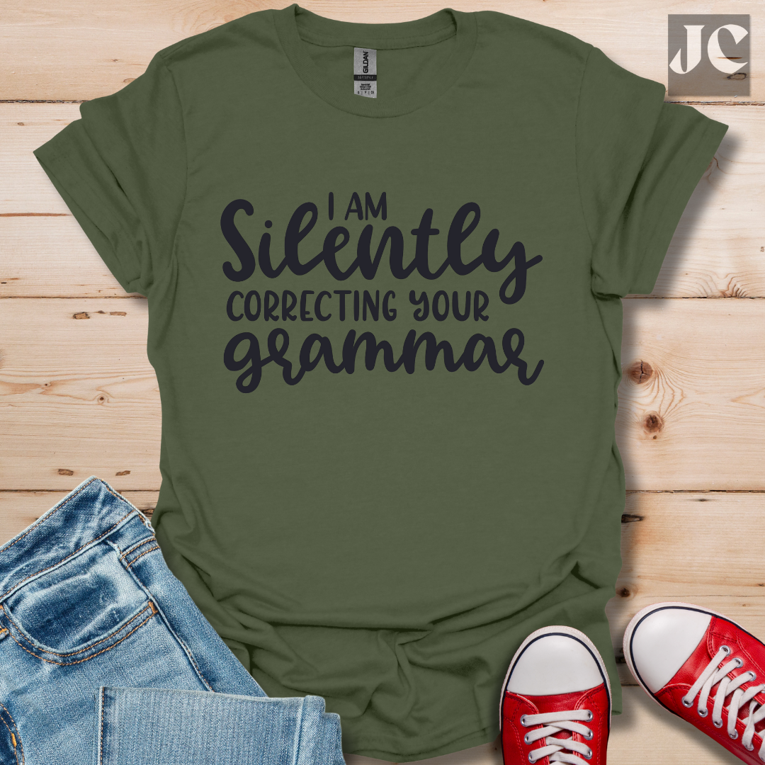 Silently Correcting your Grammar T-Shirt