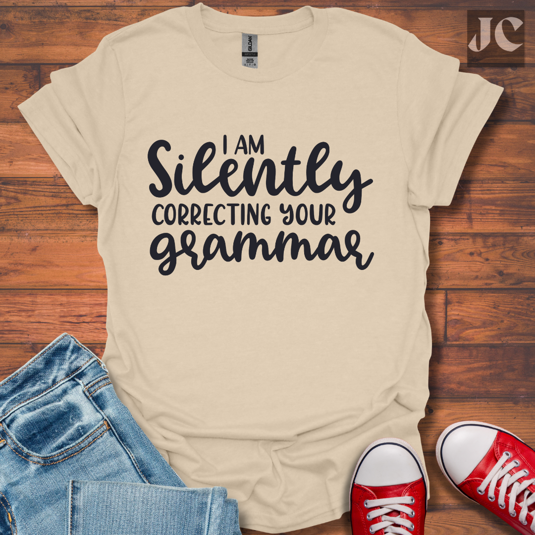 Silently Correcting your Grammar T-Shirt