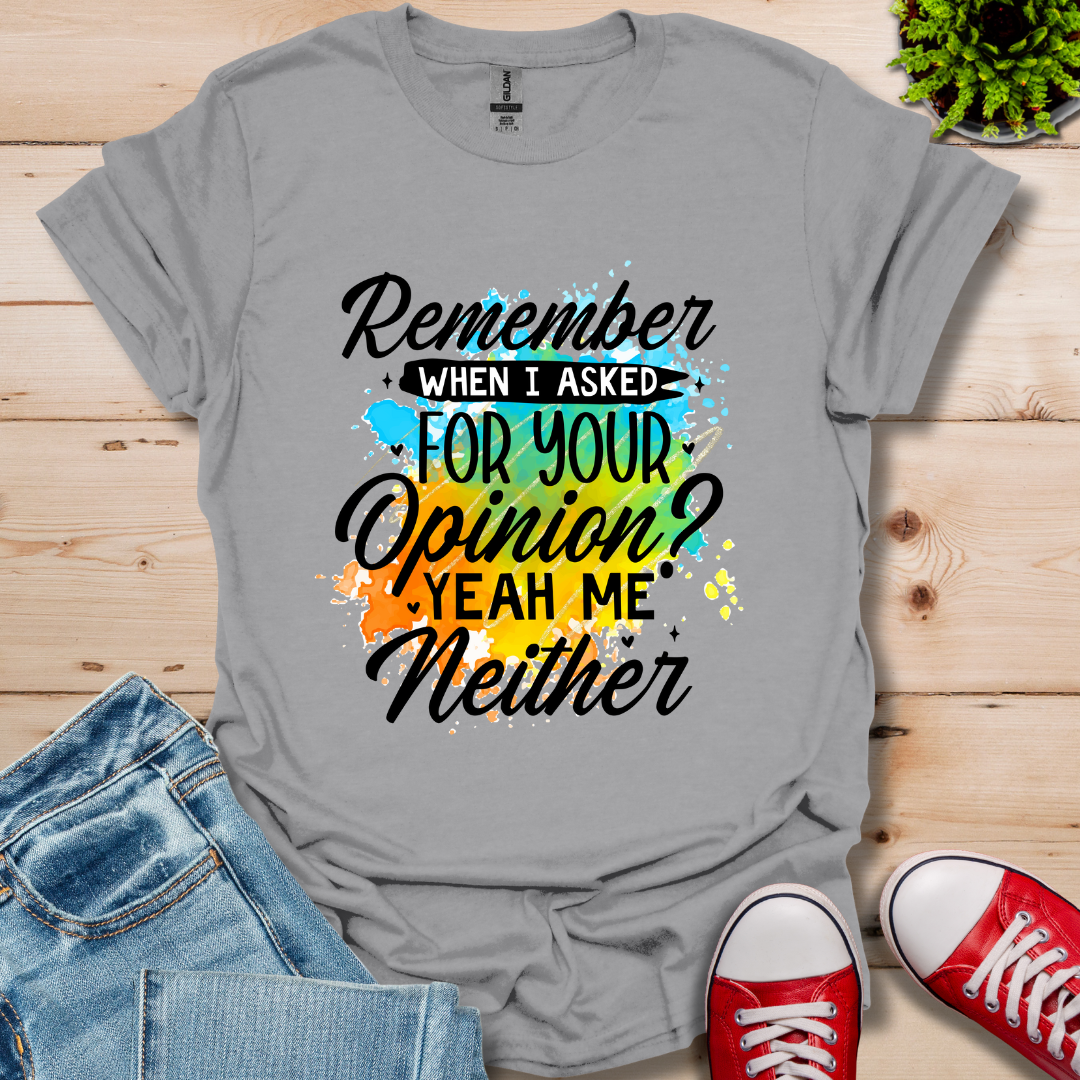 Remember When T-Shirt