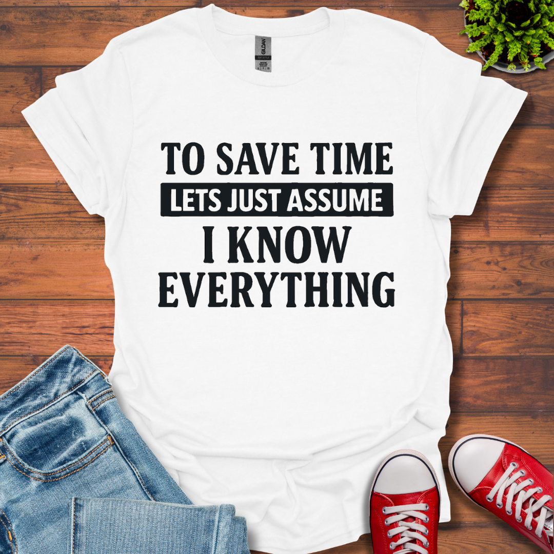To Save Time T-Shirt