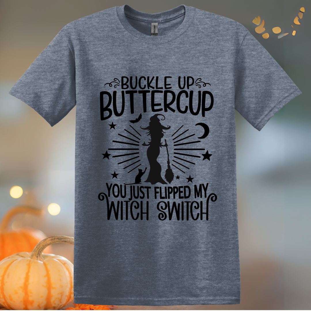 Buckle Up Buttercup Halloween T-Shirt