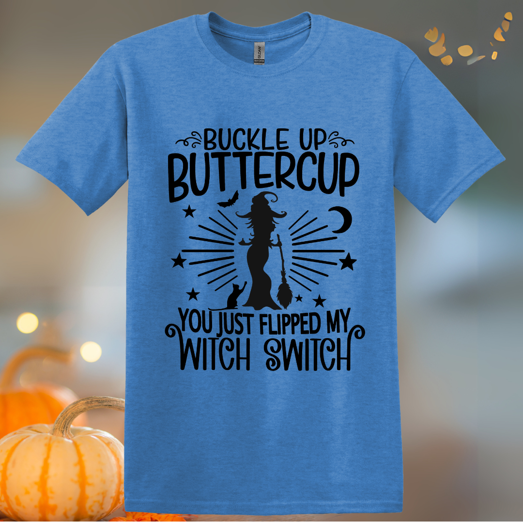 Buckle Up Buttercup Halloween T-Shirt