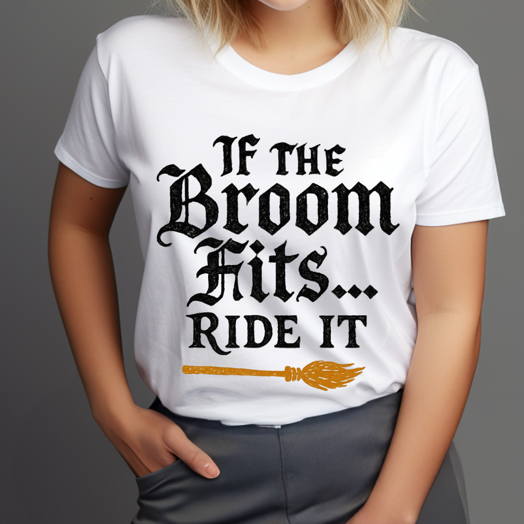 Broom Fits... Halloween T-Shirt