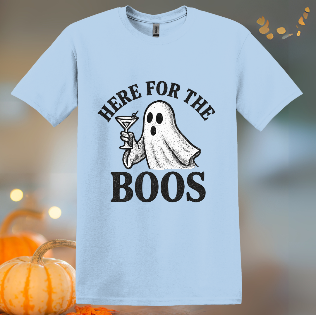 Here for the Boos Martini Halloween T-Shirt