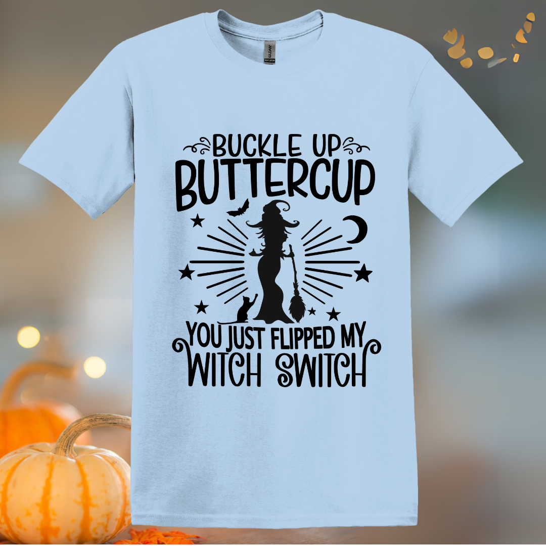 Buckle Up Buttercup Halloween T-Shirt
