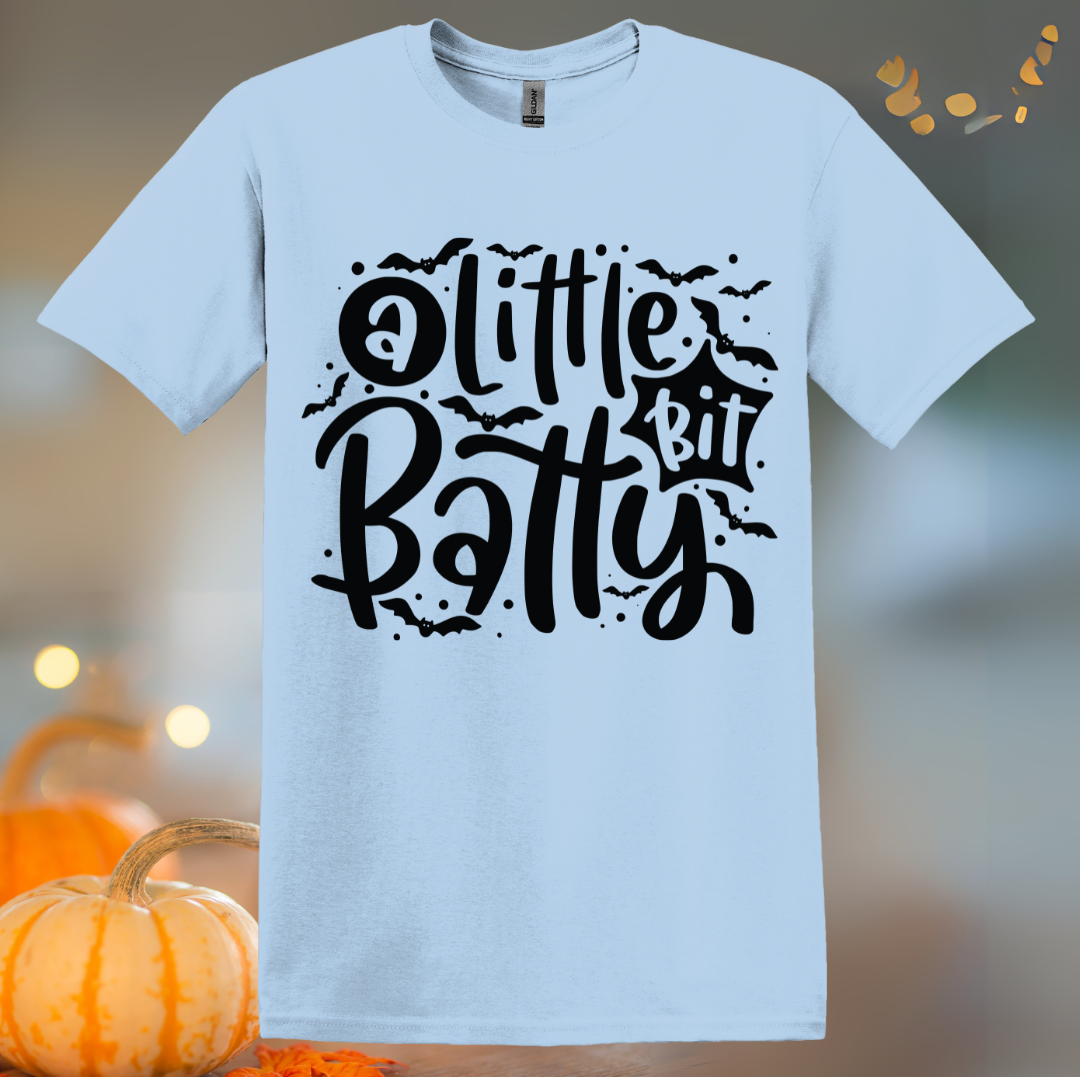 Little Bit Batty Halloween T-Shirt