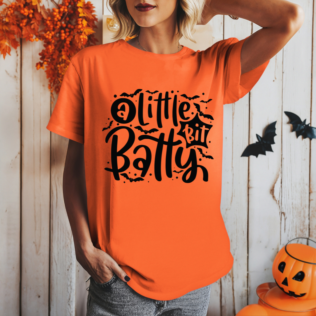 Little Bit Batty Halloween T-Shirt