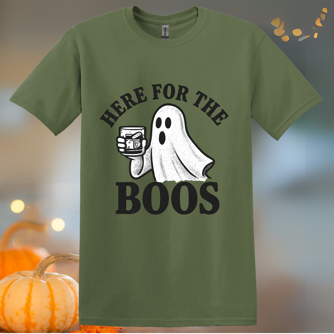 Here for the Boos OF Halloween T-Shirt
