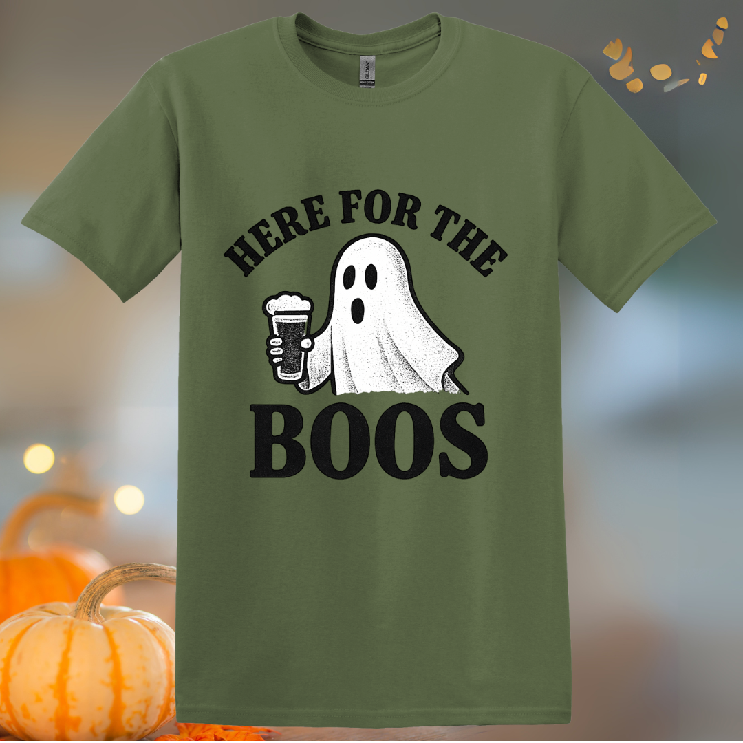 Here for the Boos Beer Halloween T-Shirt