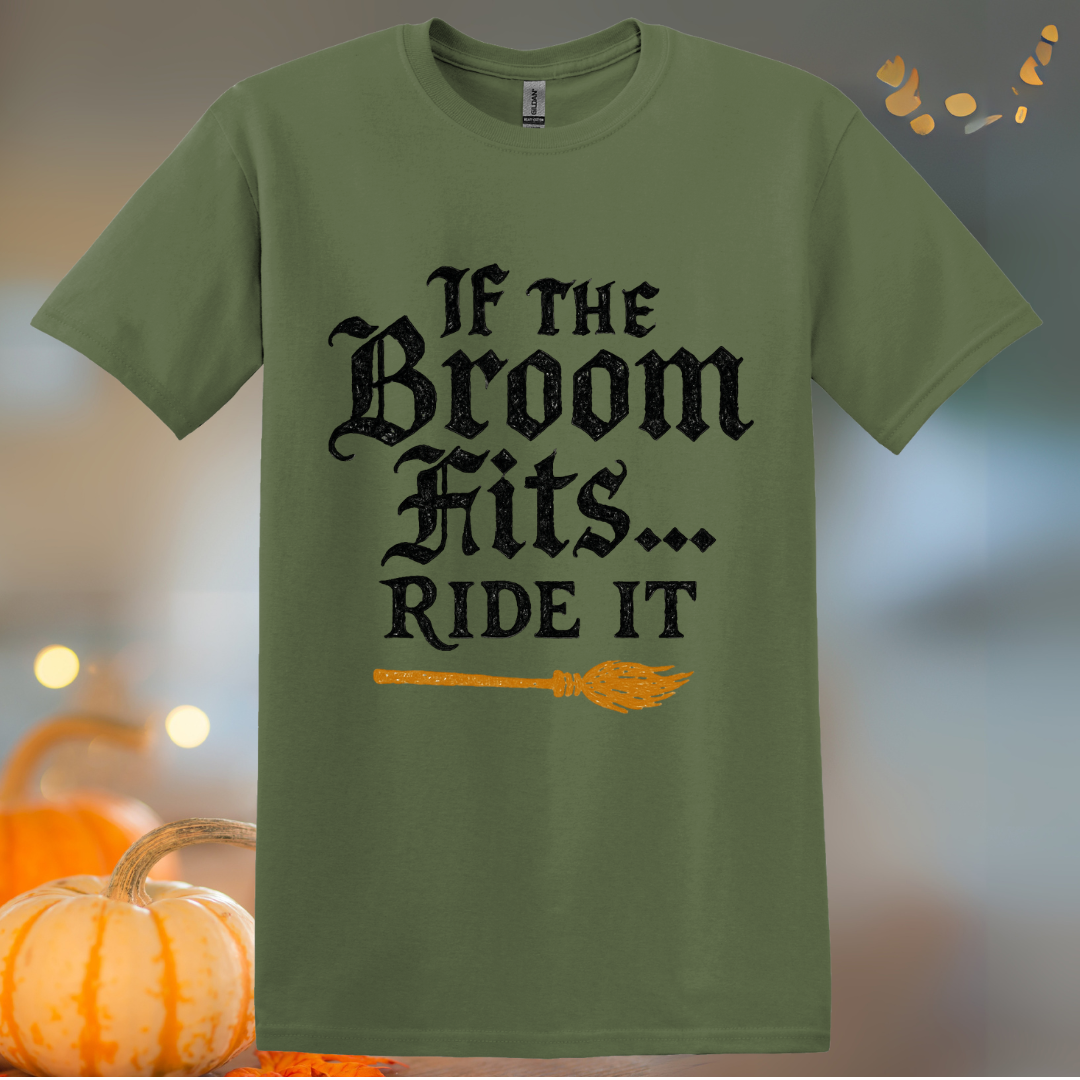 Broom Fits... Halloween T-Shirt
