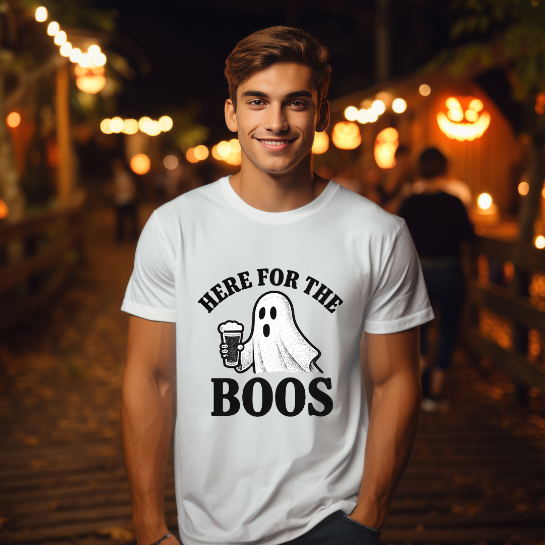 Here for the Boos Beer Halloween T-Shirt