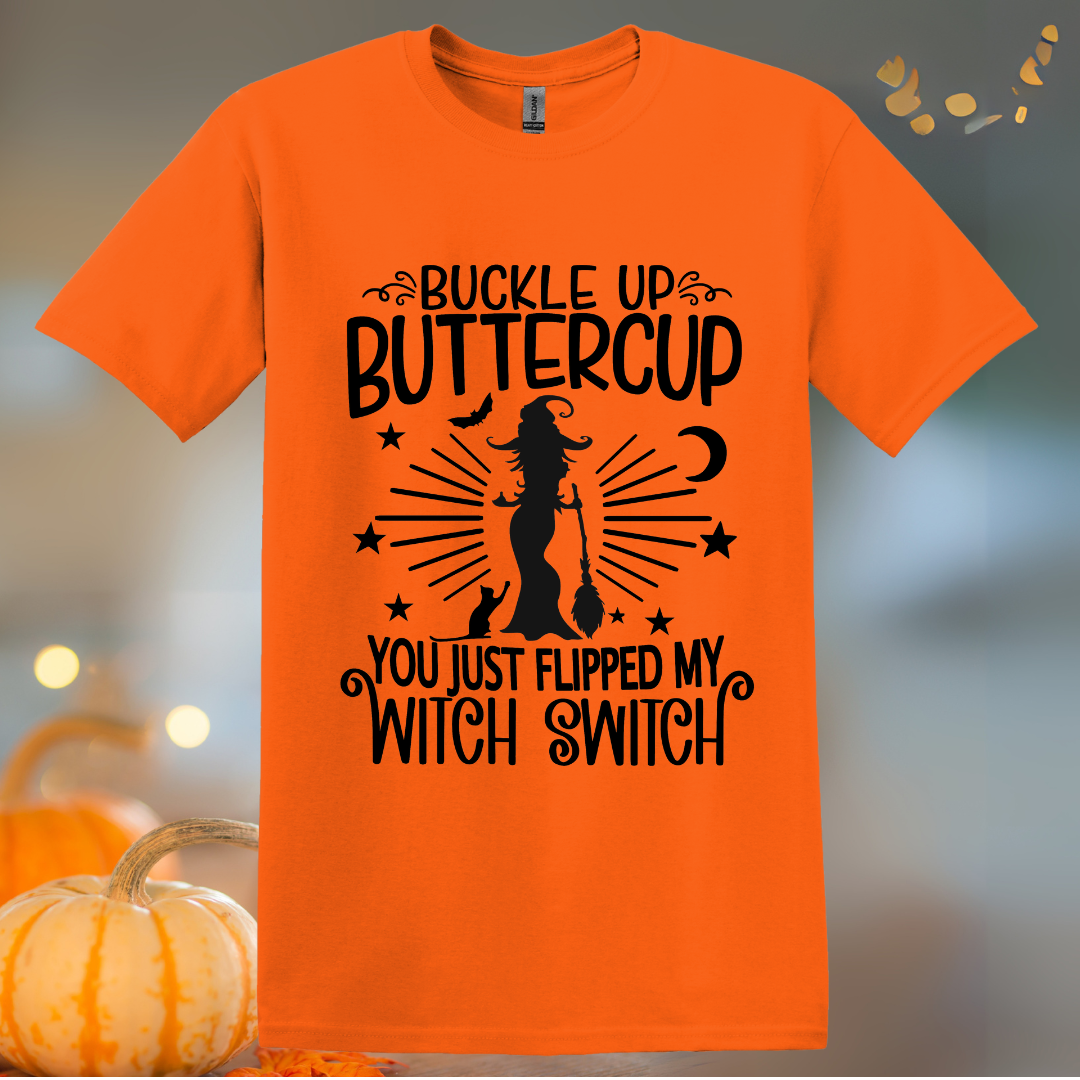Buckle Up Buttercup Halloween T-Shirt