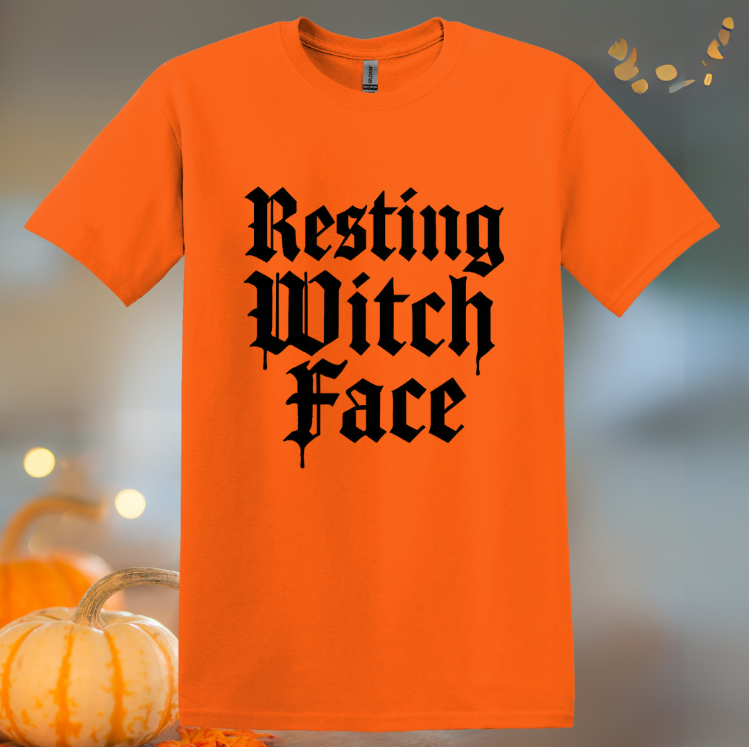 Resting Witch Face Halloween T-Shirt