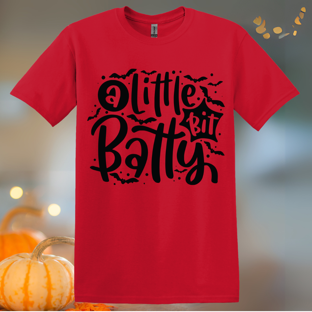 Little Bit Batty Halloween T-Shirt