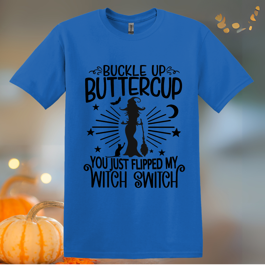 Buckle Up Buttercup Halloween T-Shirt
