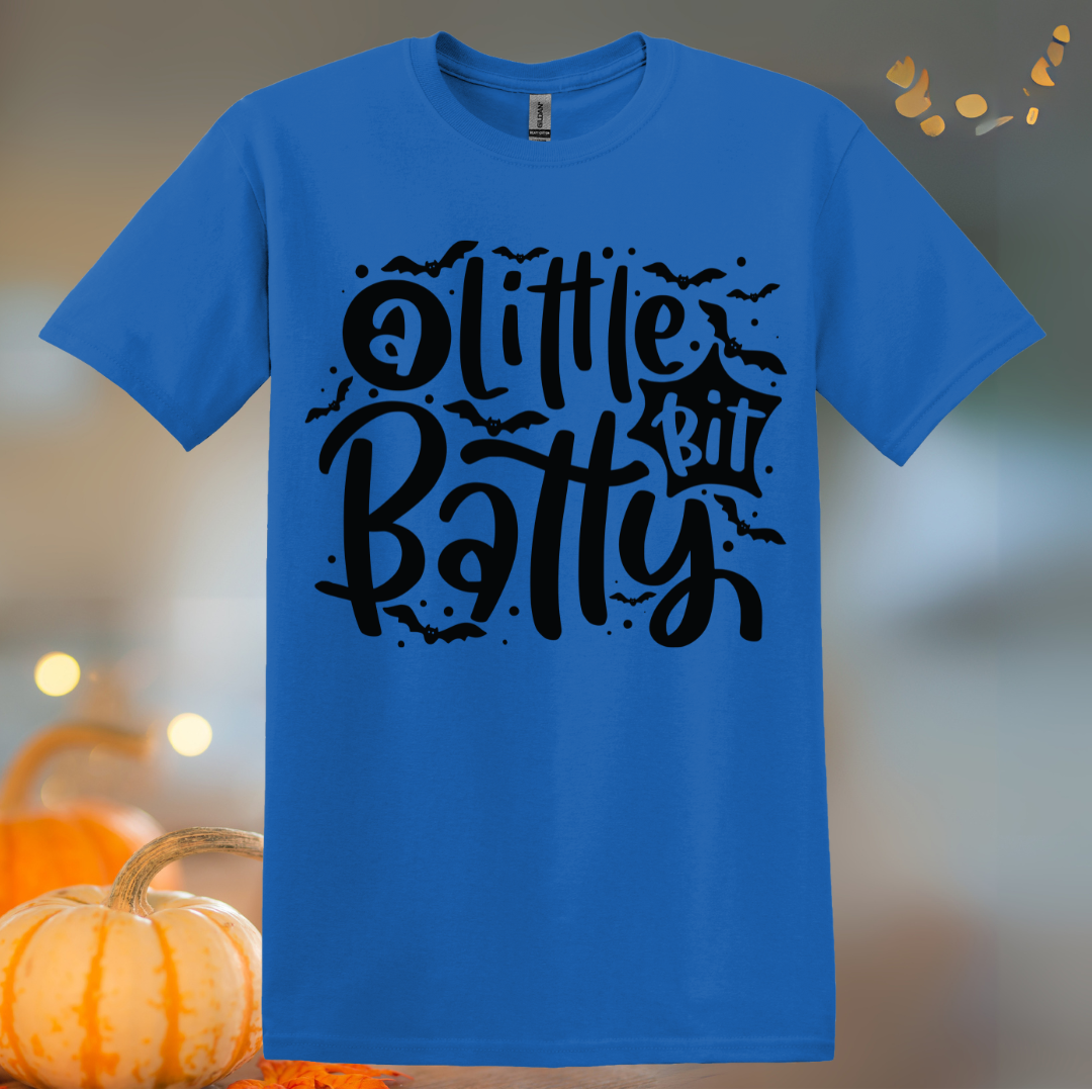 Little Bit Batty Halloween T-Shirt