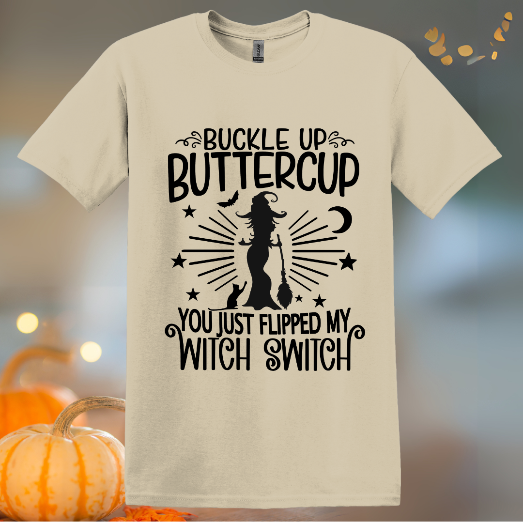 Buckle Up Buttercup Halloween T-Shirt