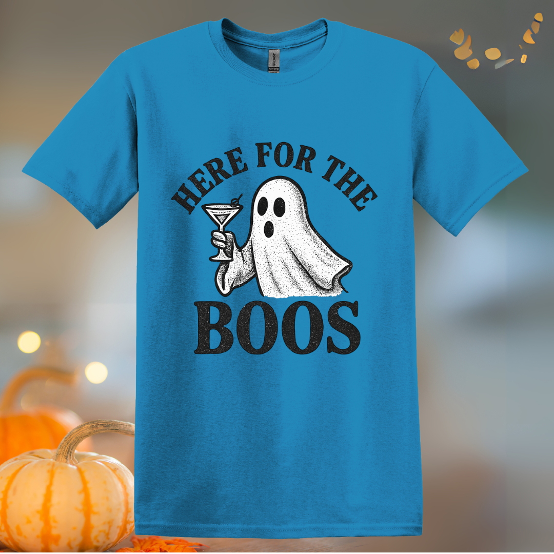 Here for the Boos Martini Halloween T-Shirt