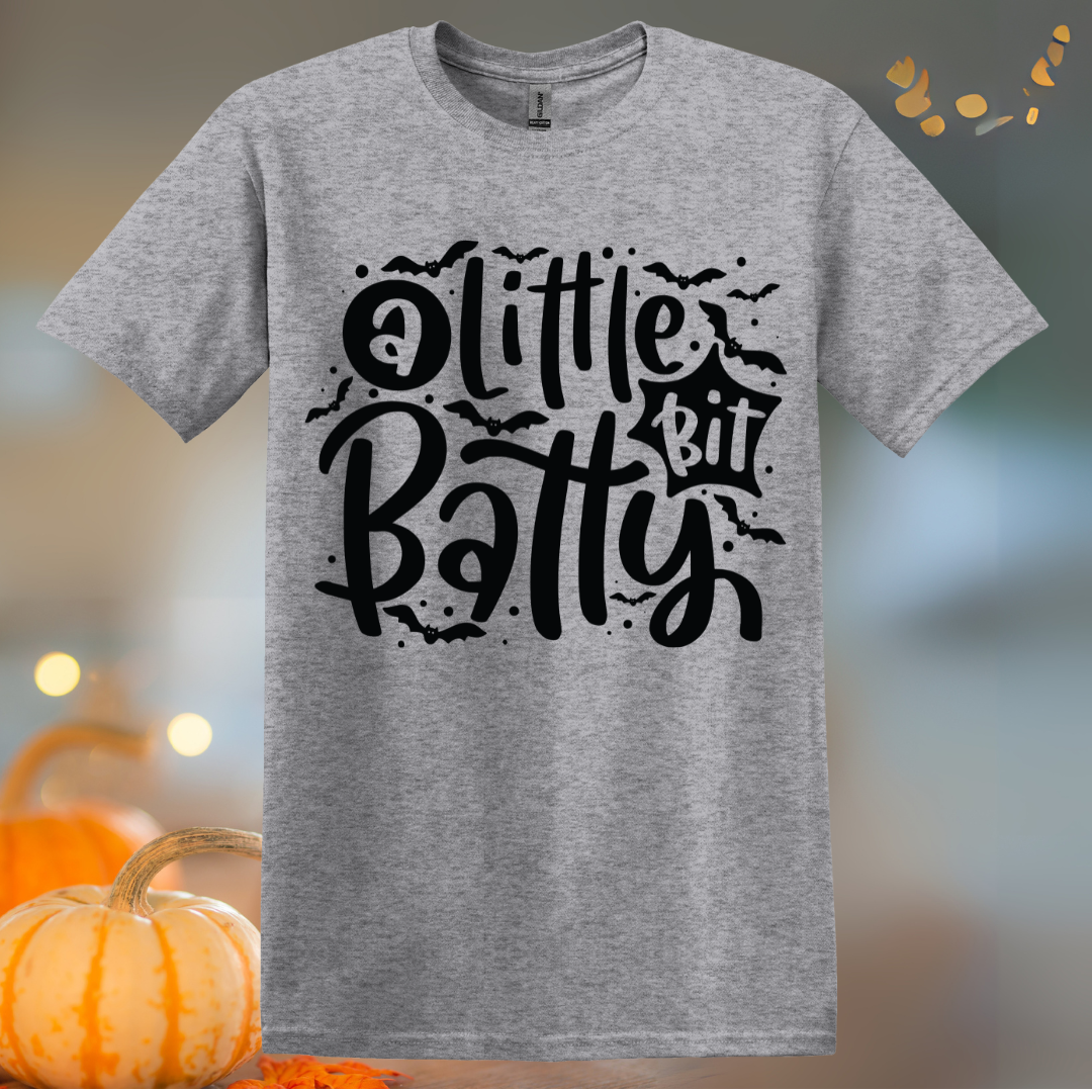 Little Bit Batty Halloween T-Shirt