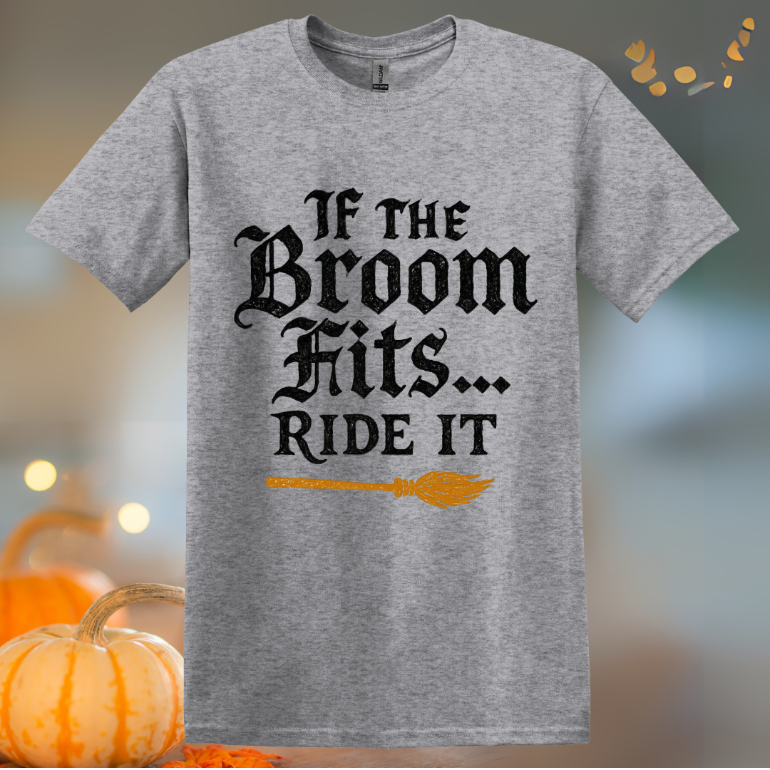 Broom Fits... Halloween T-Shirt