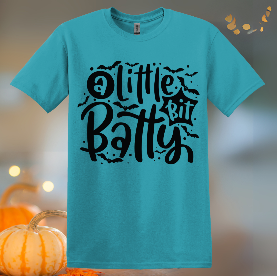 Little Bit Batty Halloween T-Shirt