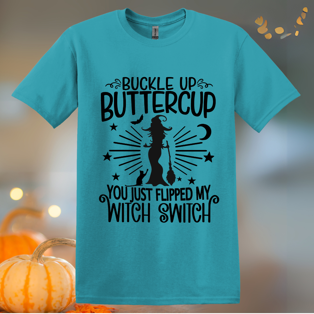 Buckle Up Buttercup Halloween T-Shirt