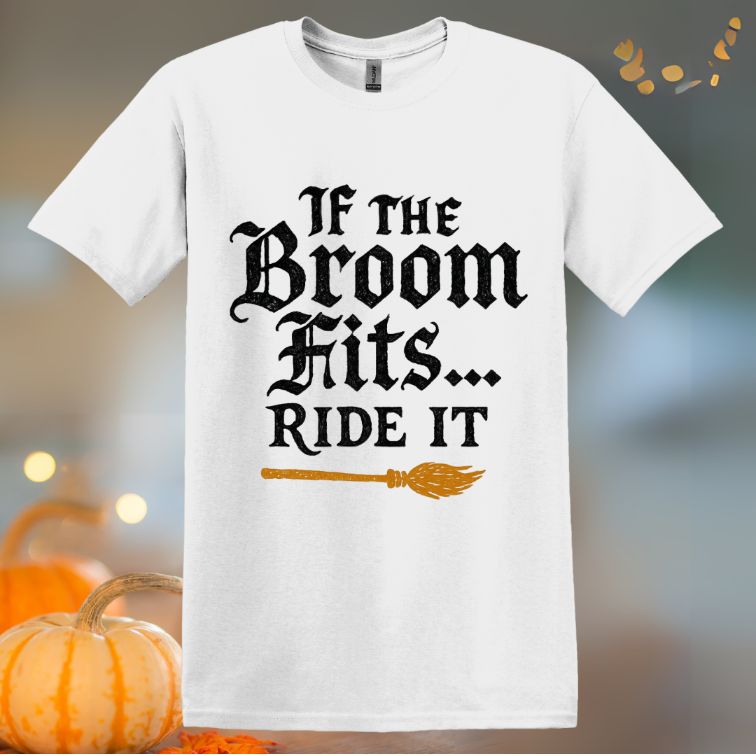 Broom Fits... Halloween T-Shirt