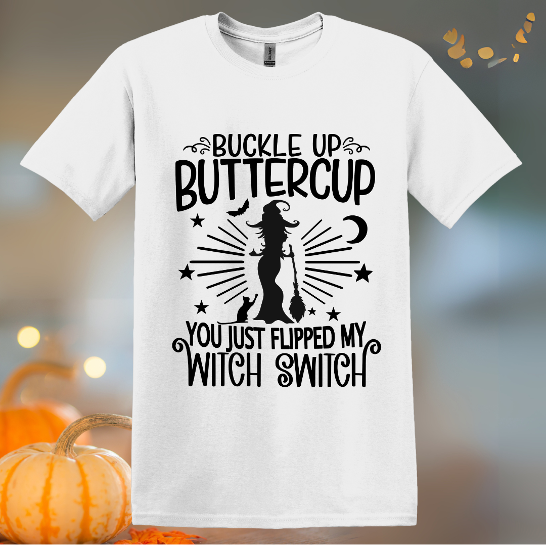 Buckle Up Buttercup Halloween T-Shirt