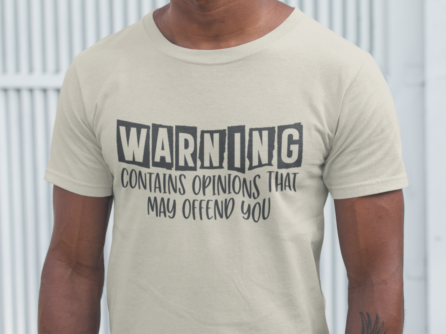 Warning Opinions T-Shirt