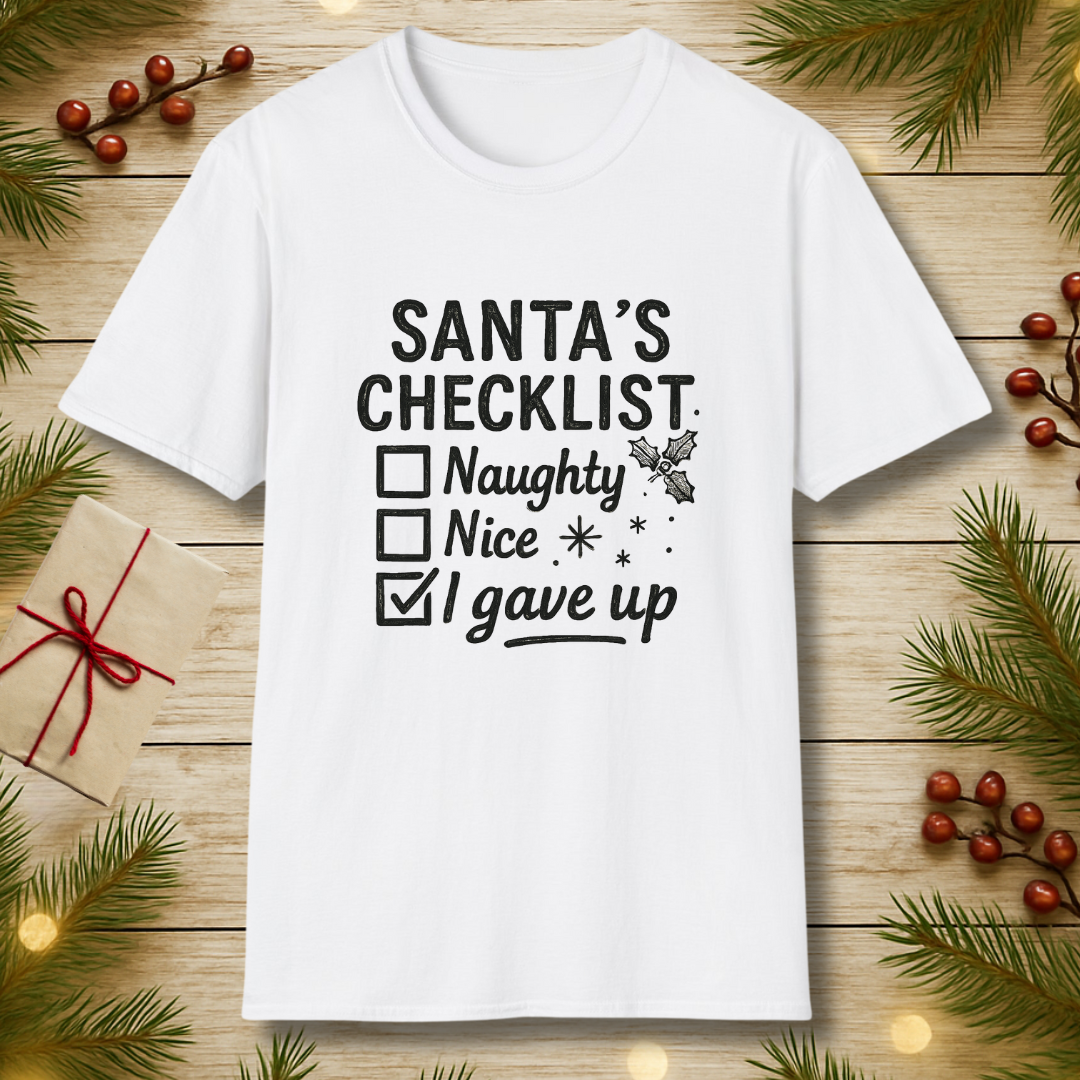 Santa's Checklist T-Shirt