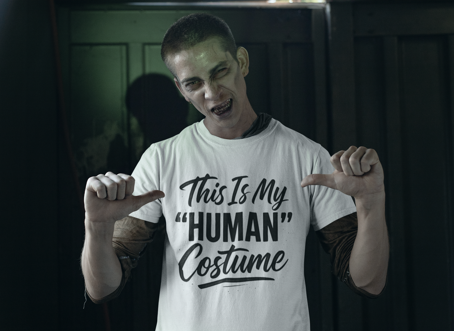 Human Costume Halloween T-Shirt