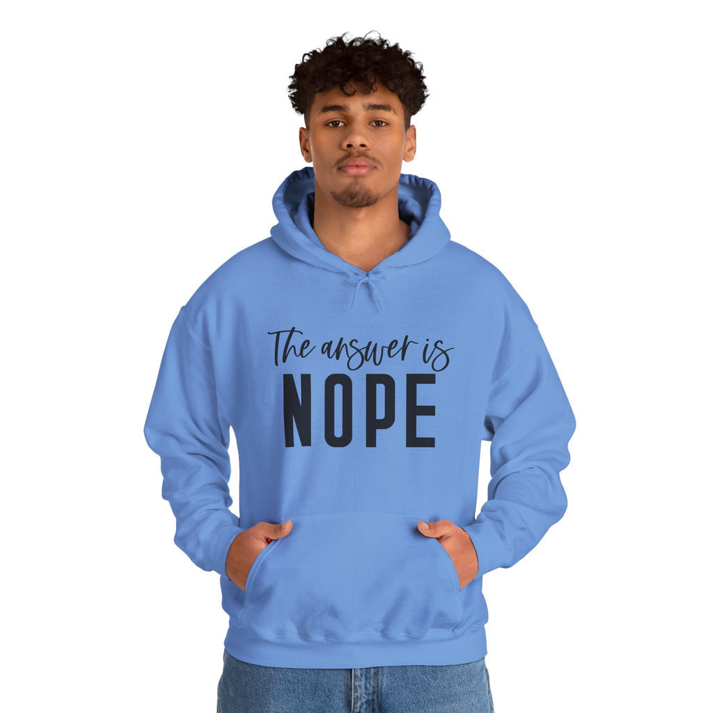 Answer is Nope Hoodie