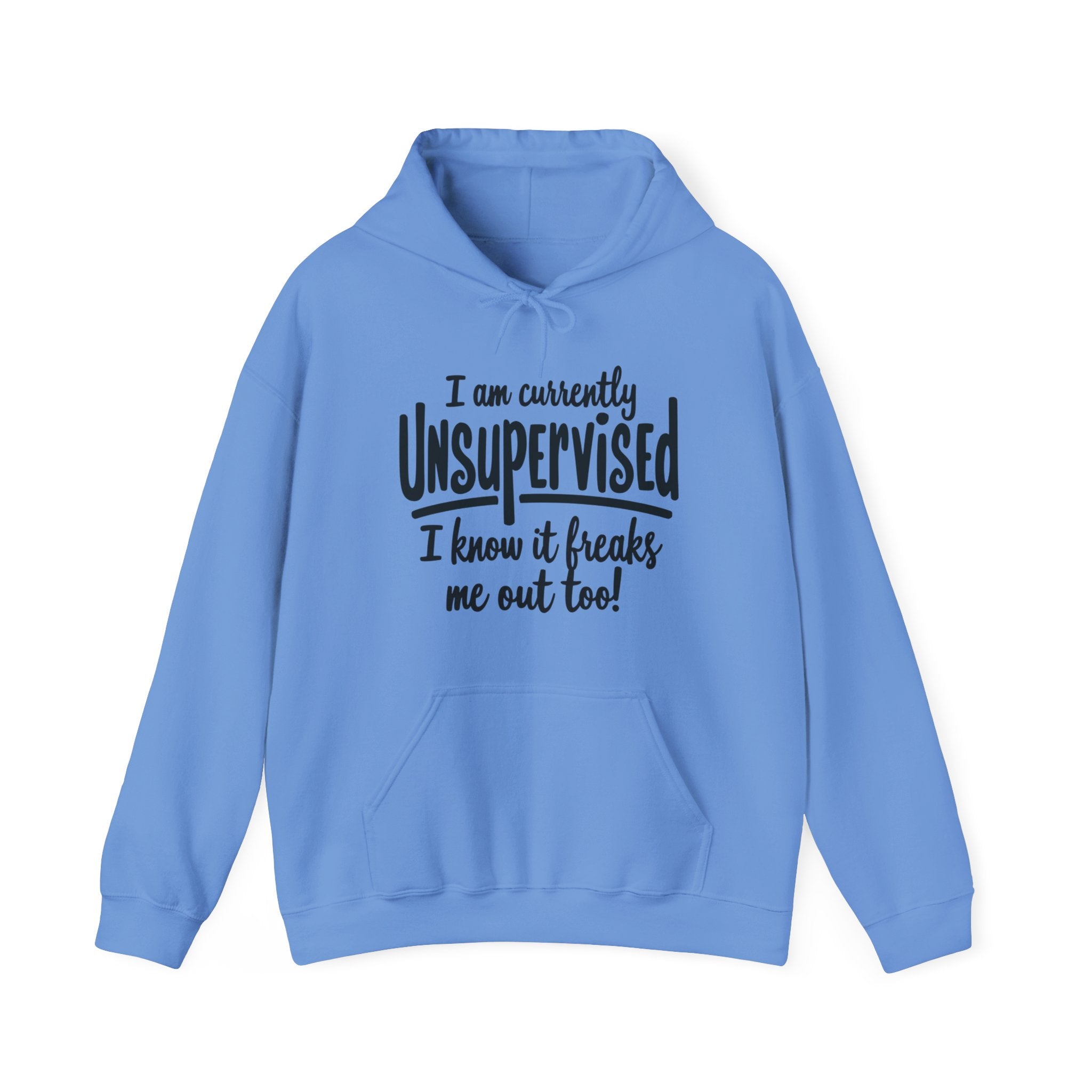 Currently Unsupervised Hoodie