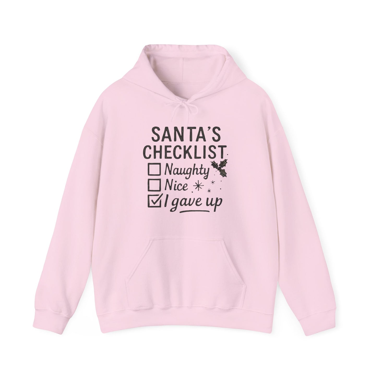 Santa's Checklist Hoodie