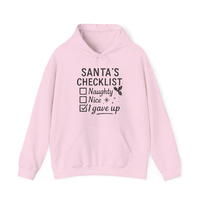 Santa's Checklist Hoodie