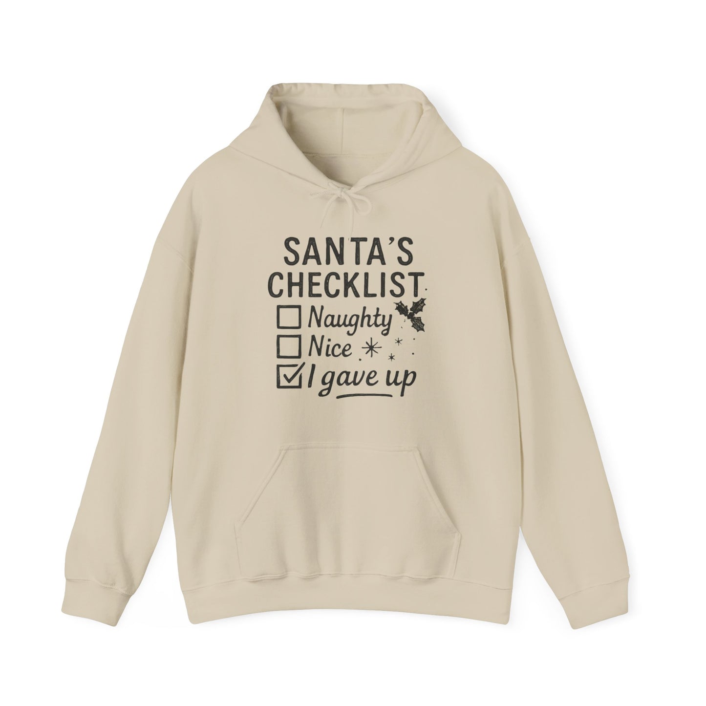Santa's Checklist Hoodie
