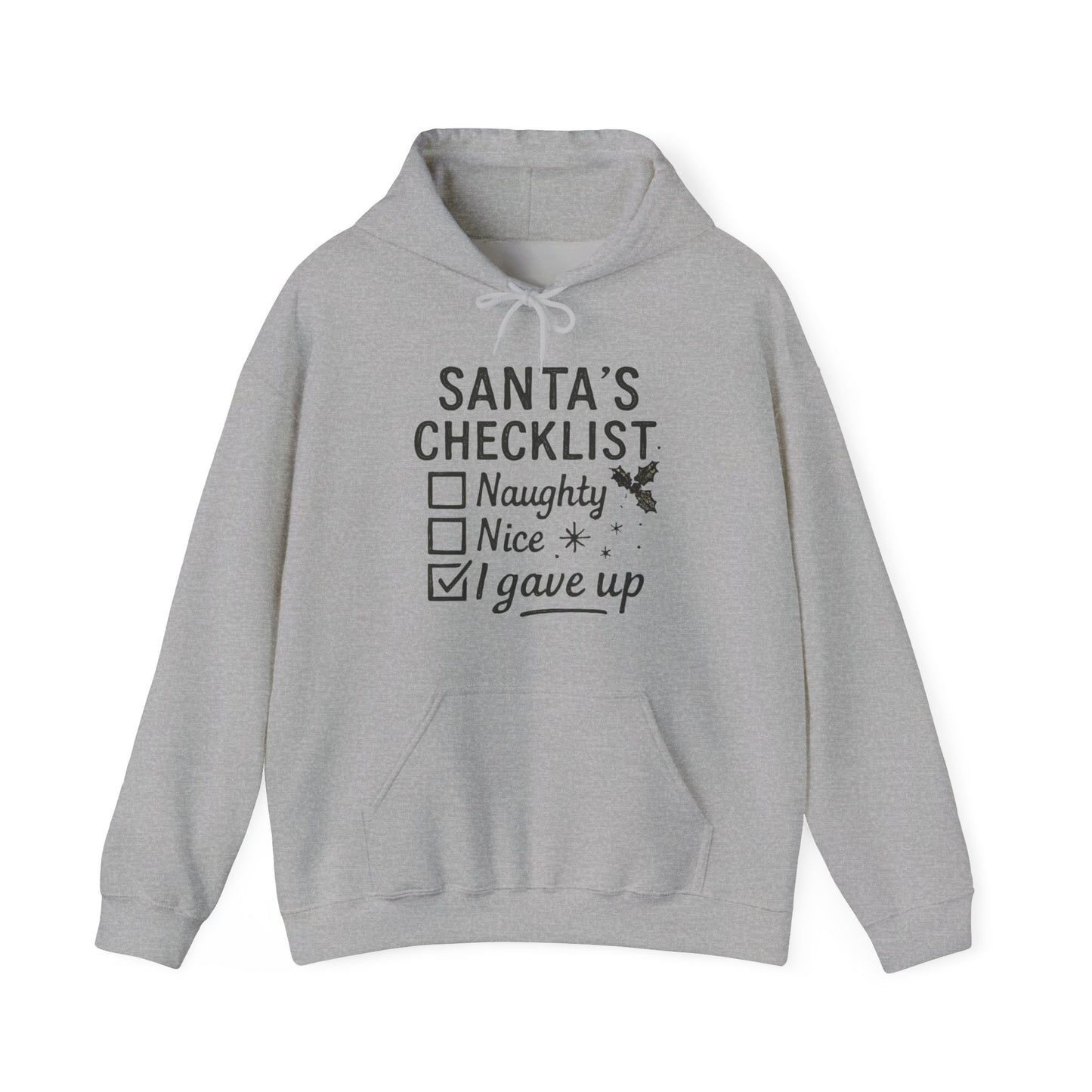 Santa's Checklist Hoodie