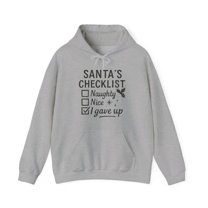 Santa's Checklist Hoodie