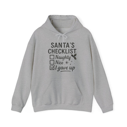 Santa's Checklist Hoodie
