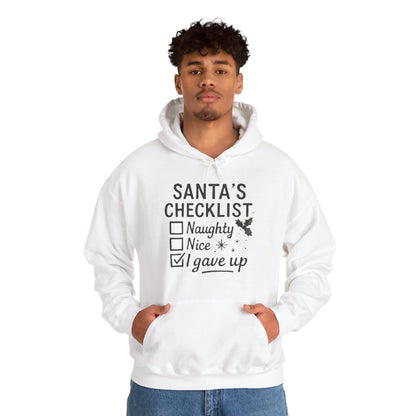 Santa's Checklist Hoodie