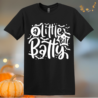 Little Bit Batty Halloween T-Shirt