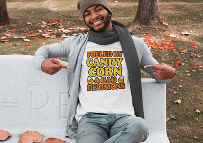 Fueled by Candy Corn Halloween T-Shirt