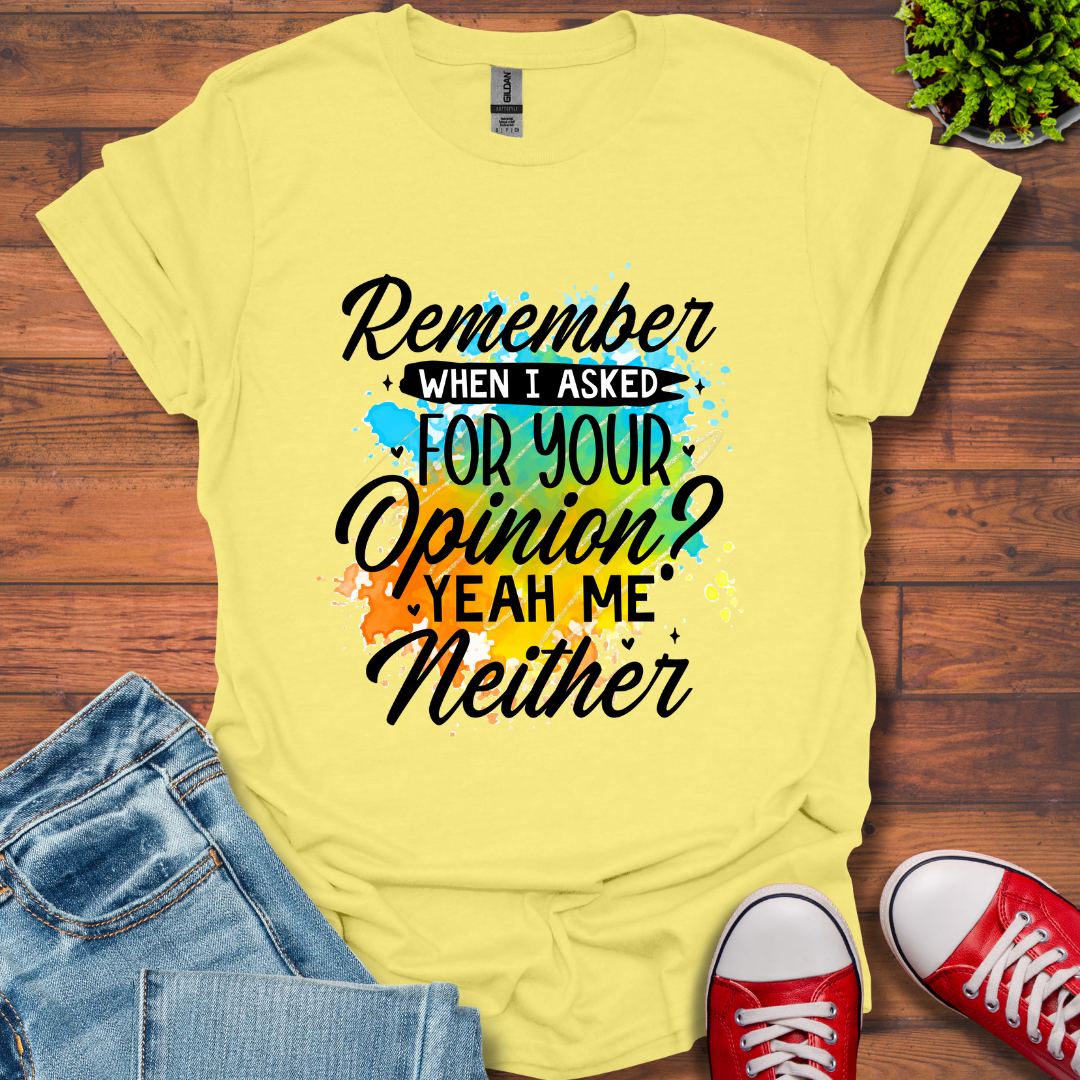 Remember When T-Shirt